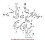 Genuine Oem Front Passenger Right Brake Dust Shield For Bmw 34116775266 New. Price: $62.57.