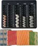 Liked 1PCS Black Coin Counter Tray -change Counting And New. Price: $24.64.
