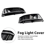 2PCS Black Chrome Front Bumper Foglight Grille Fit Audi A4 B9 S4 2016-19 New. Price: $126.75.
