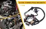 6-COIL Wires Pole Magneto Flywheel Stator For 50CC 90CC 110CC 125CC Pit Quad New. Price: $12.99.
