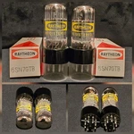 Raytheon Hitachi 6SN7GTB Tube 1970S Low Noise Gray Ladder Perfect Matched Set New. Price: $137.25.