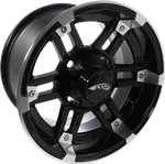 Ams 2709-031AB Roll 104 Wheel 12X7 Machined Black Yxr 700FI Rhino 4X4 New. Price: $119.95.