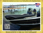 Minn Kota Trolling Motor Cover By Popptops For Terrova W/60" Shaft. Gray New. Price: $89.95.