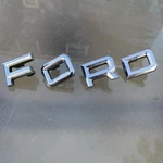 1949 Crestliner Ford Car Hood Front Chrome F-o-r-d #7954-7957 Letter Set Used. Price: $29.99.