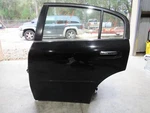 2003-2006 Infiniti G35 Left Driver Rear Door Assembly Black Used. Price: $639.95.