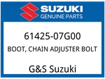 Suzuki Oem Part 61425-07G00 Boot, Chain Adjuster Bolt New. Price: $7.88.
