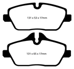 Ebc Brakes UD1308 Disc Pad Set New. Price: $64.08.