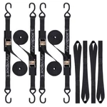 Ayaport Cam Tie Down Straps Feet BUCKLE-1"X6' Black, New. Price: $50.69.