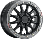 Raceline Wheels - Alpha Front/rear Black/with Gun Metal Ring 17X7. Price: $450.51.