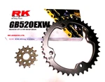 Rk Gold Chain And Jt Sprocket Kit Yamaha Yfz 450R/X 450X 2009-2019 New. Price: $116.95.