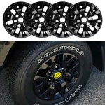 For 2016-2023 Toyota Tacoma SR5 16" Wheel Black Skin Rim Covers Hub Caps Set 4 New. Price: $89.99.