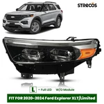 2020-2024 Ford Explorer Xlt Limited Led Headlight W/ Drl Chrome Driver Left New. Price: $197.99.