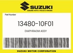 Suzuki Genuine Diaphragm Assy 13480-10F01 New. Price: $20.18.