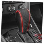 Leather Gear Shift Cover Diamond Embroidery Design,durable Knob Black/red New. Price: $11.63.