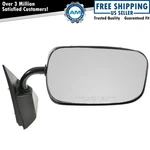 Trq Black Manual Side View Mirror Passenger Right Rh For Chevy Gmc Pickup Truck New. Price: $47.30.