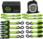 Motorcycle Tie Down Strap (4PK 1.5INX8FT) - 5,250LB Break Strength, Premium R... New. Price: $54.78.
