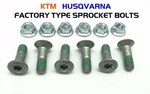 Ktm Husqvarna Type Factory Torx Sprocket Bolt Set 85 125 250 300 350 450 500 New. Price: $15.99.