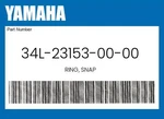 Yamaha Genuine Ring, Snap 34L-23153-00-00 New. Price: $19.48.