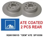 Brake Disc Rotor Oem Ate For Vw Golf MK7 Part 5Q0615601D 1K0615601AA New. Price: $139.39.