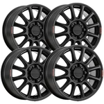 (set Of 4) Raceline Utv A14VB Alpha 15X7 5X4.5" +56MM Satin Black Wheels Rims New. Price: $719.96.