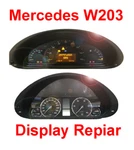 Mercedes W203 C230 C240 C320 Instrument Cluster Lcd Display Screen Repair Remanufactured. Price: $159.00.