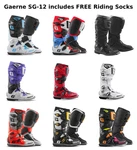 Gaerne SG12 SG-12 Motocross Mx Offroad Dirtbike Boot W/ Free Socks Included New. Price: $479.00.