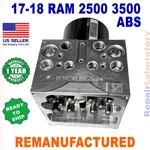 Rebuilt 68351453AA 2017-2018 Dodge Ram 2500 3500 Abs Anti-lock Brake Pump Hcu Remanufactured. Price: $340.00.