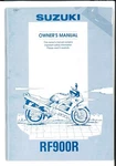 Suzuki 1994 Model RF900R Owner's Manual Part No. 99011-31E60-03A Used. Price: $30.00.