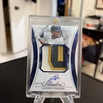 2025 Panini Flawless Jackson Chourio , Color Match 14 15 Auto Ungraded. Price: $450.00.