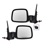 Trq MRA09150 Power Side View Mirrors For Jeep Liberty 02-07 Lh Rh 55155840AC New. Price: $103.56.