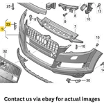 Audi Q7 2007 Front Bumper Cover Used Oem 4L0807105 Gebraucht. Price: $1005.45.