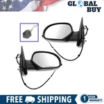 New Side View Mirrors Power Heated Chrome Cap Lh & Pair For 2007-14 Chevy Gmc. Price: $138.47.