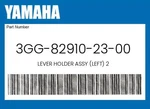 Yamaha Genuine Lever Holder Assy (left) 3GG-82910-23-00 New. Price: $111.19.