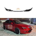 Front Splitter For Mazda 3 Sedan Lip Fangs Axela Bk 2006 - 2009 Tuning Body Jdm New. Price: $210.00.