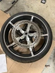 Oem Harley-davidson 09-25 Touring 2024 Street Glide Front Wheel Tire Rotors Used. Price: $965.00.
