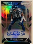 Richard Sherman 2016 Panini Prizm Silver Patented Penmanship Auto /25 Ungraded. Price: $111.11.