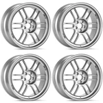 Four Enkei RPF1 15X7" 4X100 +35 RPF-1 Lightweight Racing Wheels 35MM Offset New. Price: $990.00.