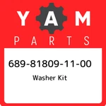 689-81809-11-00 Yamaha Washer Kit 689818091100, New Genuine Oem Part. Price: $17.84.