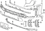 Genuine Gm License Bracket 85650574 New. Price: $25.71.