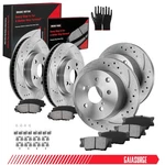 For 2006-2018 Toyota RAV4 296MM Front & 281MM Rear Brake Rotors + Ceramic Pads New. Price: $139.99.