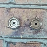 2X Ford D2SA18A932AA Silver Radio Balance Tone Knobs 1972-1973 Thunderbird Used. Price: $22.38.
