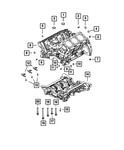 Genuine Mopar Hex Flange Head Bolt Mounting 68147090AA New. Price: $8.64.