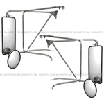 Door Mirror W/ Bracket Arm & Mounting Angles Lh Rh Fit: Kenworth T800 T300 270 New. Price: $239.00.