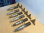 Set Of Detroit Series 60 14.0 Ddec V Diesel Engine Injectors 0414703003 Oem Used. Price: $1672.00.