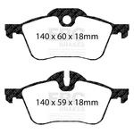 Ebc Brakes DP21388 Greenstuff 2000 Series Sport Pads Fits 02-09 Cooper New. Price: $141.50.