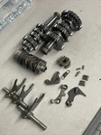 1987 Suzuki Transmission & Gear Shift Drum Forks Assembly Used. Price: $75.00.