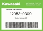 Kawasaki Genuine Guide-chain,rr 12053-0309 New. Price: $81.11.