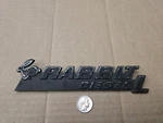 Volkswagen Vw Oem Rabbit Diesel Rear Hatch Emblem Badge Logo Name 171 853 687 Used. Price: $29.99.