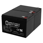 Mighty Max ML12-12 Volt Ah Sla Battery Terminal Pack Of New. Price: $54.99.