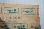 Delco Radio 7287480 Resistor Fuse New. Price: $19.98.